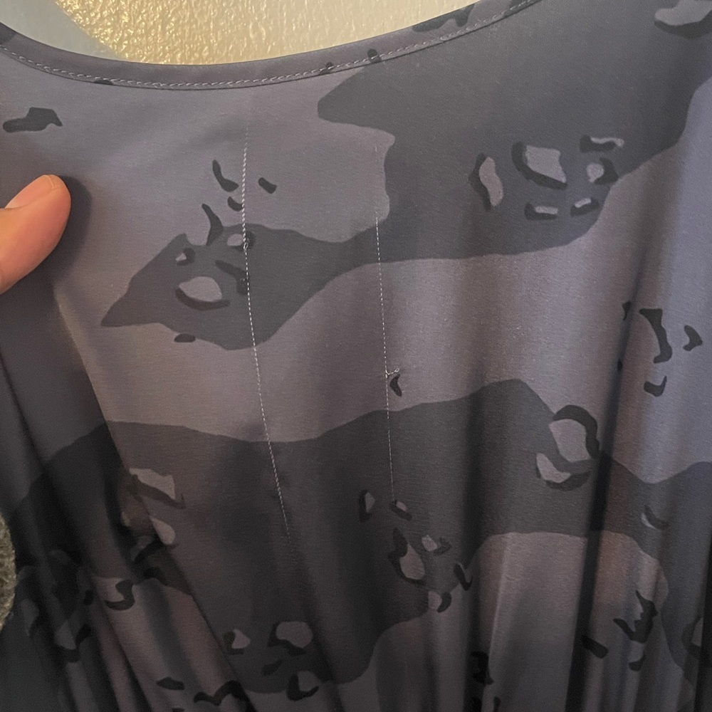 All Saints Lera Midnight Blue Pleated Midi Dress - Picture 7 of 11